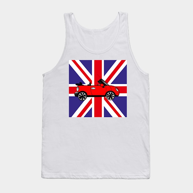 BEEP BEEP Mini, england flag Tank Top by BeccaKen Designs